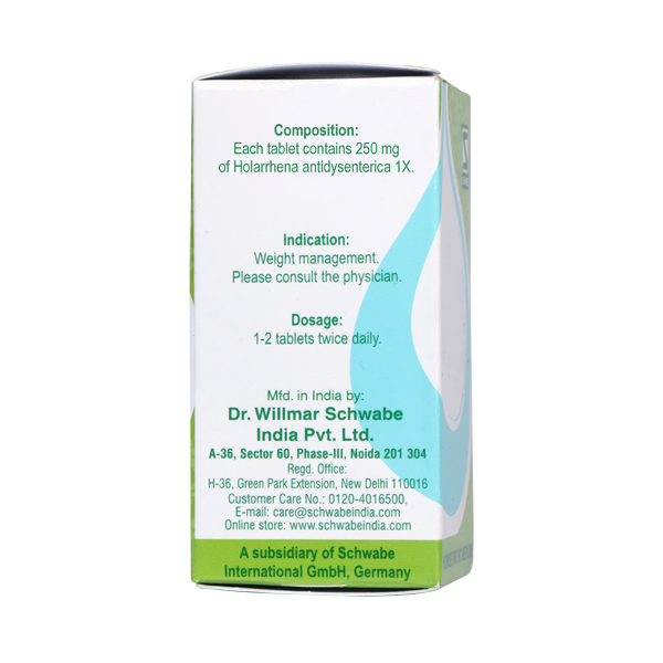 Holarrhena Antidysenterica (Kurchi) 1X Tablets  Diarrhoea & Dysentery, 0.12 kg