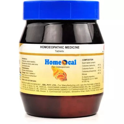 SBL Homeocal Tablets Natural Osteoporosis Relief & Bone Strengthening, 0.10 kg