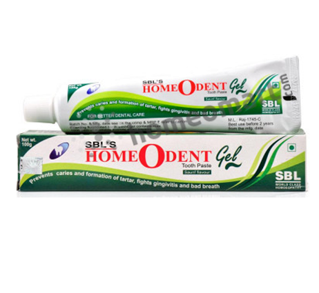 SBL Homeodent Toothpaste (Saunf Gel) Advanced Herbal Oral Care for Sensitive Teeth & Gums, 0.24 kg