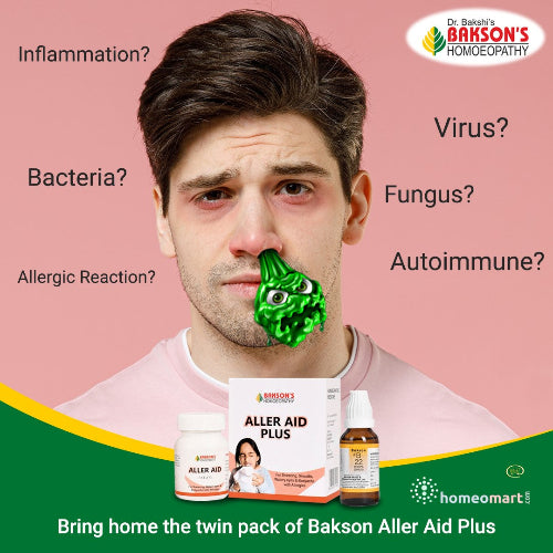 Bakson's Aller Aid Tablets Natural Relief for Hay Fever & Allergies, 0.22 kg