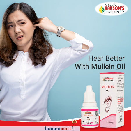 Bakson's Mullein Oil Homeopathic Ear Drops for Pain, Wax & Infections, 0.08 kg