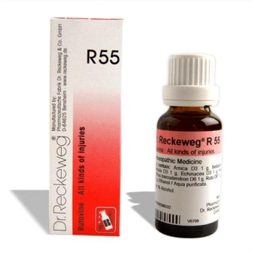 Dr. Reckeweg R55 Homeopathic Injury Drops for Rapid Healing and Recovery, 0.08 kg
