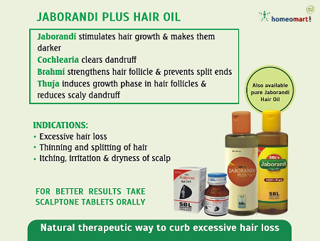 SBL Jaborandi Hair Oil - Strengthen Hair Roots & Reduce Hair Fall, 0.23 kg