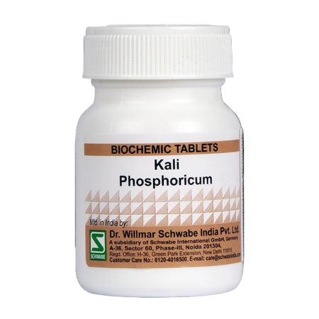 Schwabe Kali Phosphoricum Tablets For Stress, Fatigue & Nerve Weakness, 0.08 kg