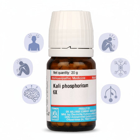 Schwabe Kali Phosphoricum Tablets For Stress, Fatigue & Nerve Weakness, 0.08 kg