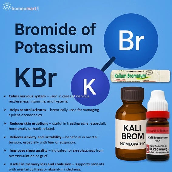 SBL Kalium Bromatum 3X Homeopathy Trituration Tablets, 0.08 kg