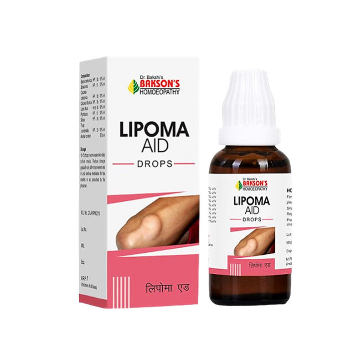 Bakson's Lipoma Aid Drops Homeopathic Remedy for Fatty Lumps, 0.12 kg