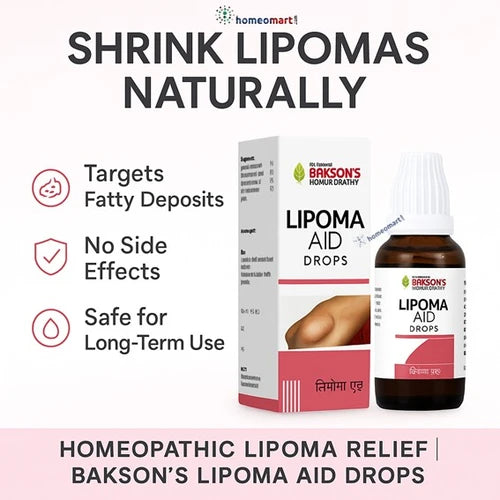 Bakson's Lipoma Aid Drops Homeopathic Remedy for Fatty Lumps, 0.12 kg
