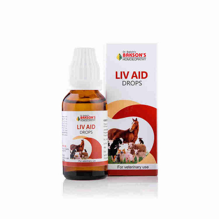Bakson's Liv Aid Drops (Veterinary) Restores Liver Function & Enhances Appetite, 0.12 kg
