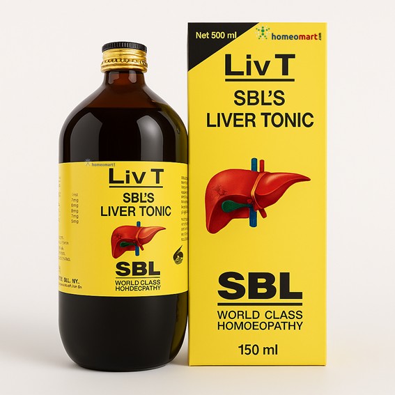 SBL LivT Liver Tonic Homeopathic Formula for Liver Detox & Digestion, 0.22 kg