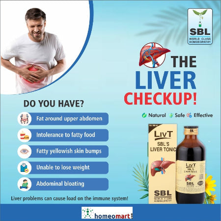SBL LivT Liver Tonic Homeopathic Formula for Liver Detox & Digestion, 0.22 kg