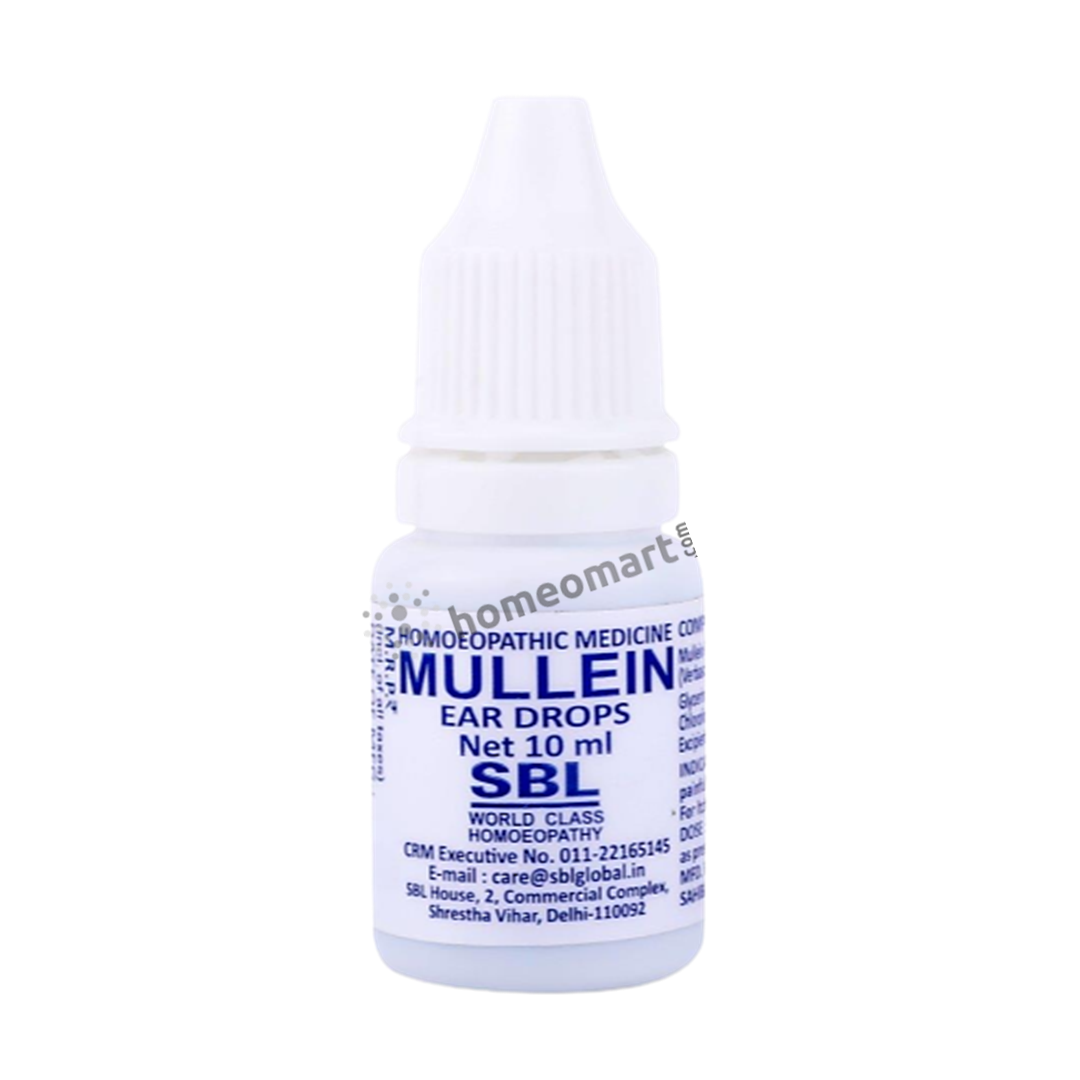 SBL Mullein Ear Drops Natural Homeopathic Remedy for Earaches, Earwax, Itching, 0.08 kg