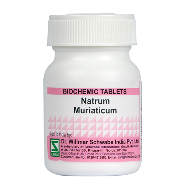 Schwabe Biochemic Natrum Muriaticum Tablets for Cold with Running Watery Discharge, 0.08 kg