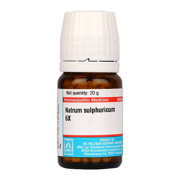 Schwabe Biochemic Natrum Sulph Tablets for Flu Symptoms & Acid Indigestion, 0.08 kg