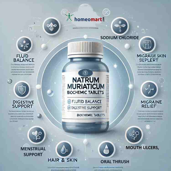 Schwabe Biochemic Natrum Muriaticum Tablets for Cold with Running Watery Discharge, 0.08 kg