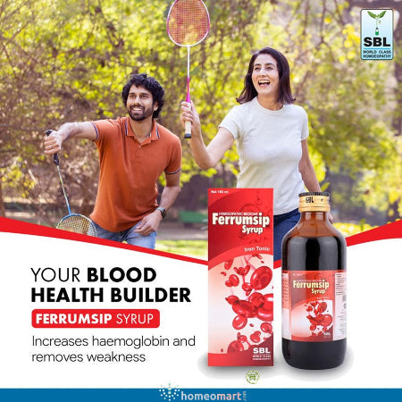 SBL Ferrumsip Syrup Iron Tonic for Anemia, Iron deficiency, Weakness, 0.20 kg