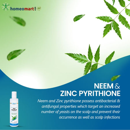 Bakson's Sunny Anti-Dandruff Shampoo with Neem & Aloe Vera Fight Dandruff Naturally, 0.20 kg