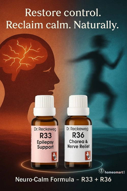 Dr. Reckeweg R33 Drops Homeopathic Relief for Epilepsy & Neurological Disorders, 0.08 kg