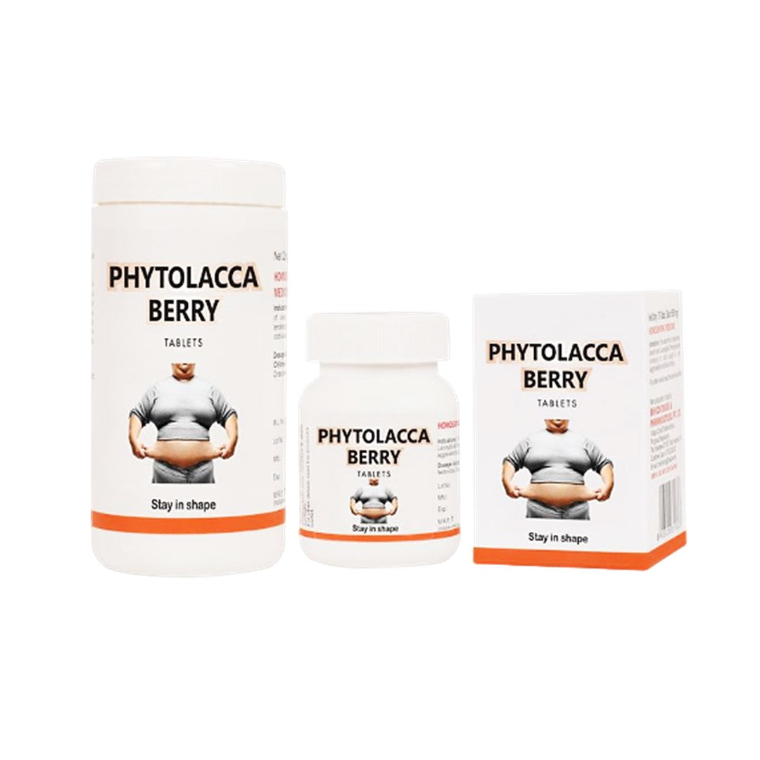 Bakson Phytolacca Berry Tablets - Safe and Natural Way to Combat Obesity, 0.02 kg