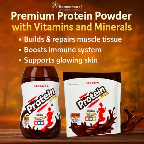 Bakson's Protein Plus Protein Powder with Vitamins and Minerals for Strength, Immunity & Skin Glow, 0.48 kg