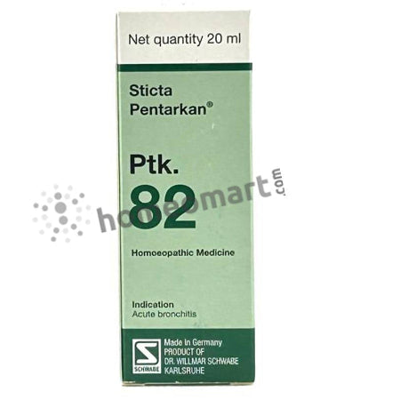 Schwabe German Sticta Pentarkan Ptk. 82 - Effective Relief for Acute Bronchitis, 0.08 kg