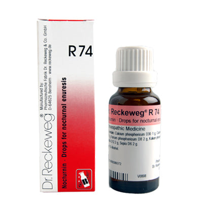 Dr.Reckeweg R74 Bladder Weakness Drops for Nocturnal Enuresis, Bed Wetting, 0.08 kg
