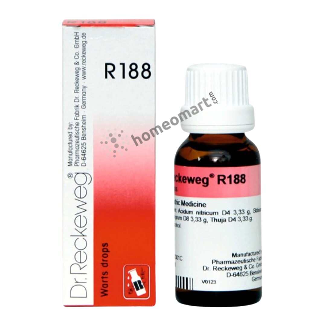Dr. Reckeweg R188 Warts Drops: Natural and Effective Solution for Warts and Corns, 0.08 kg