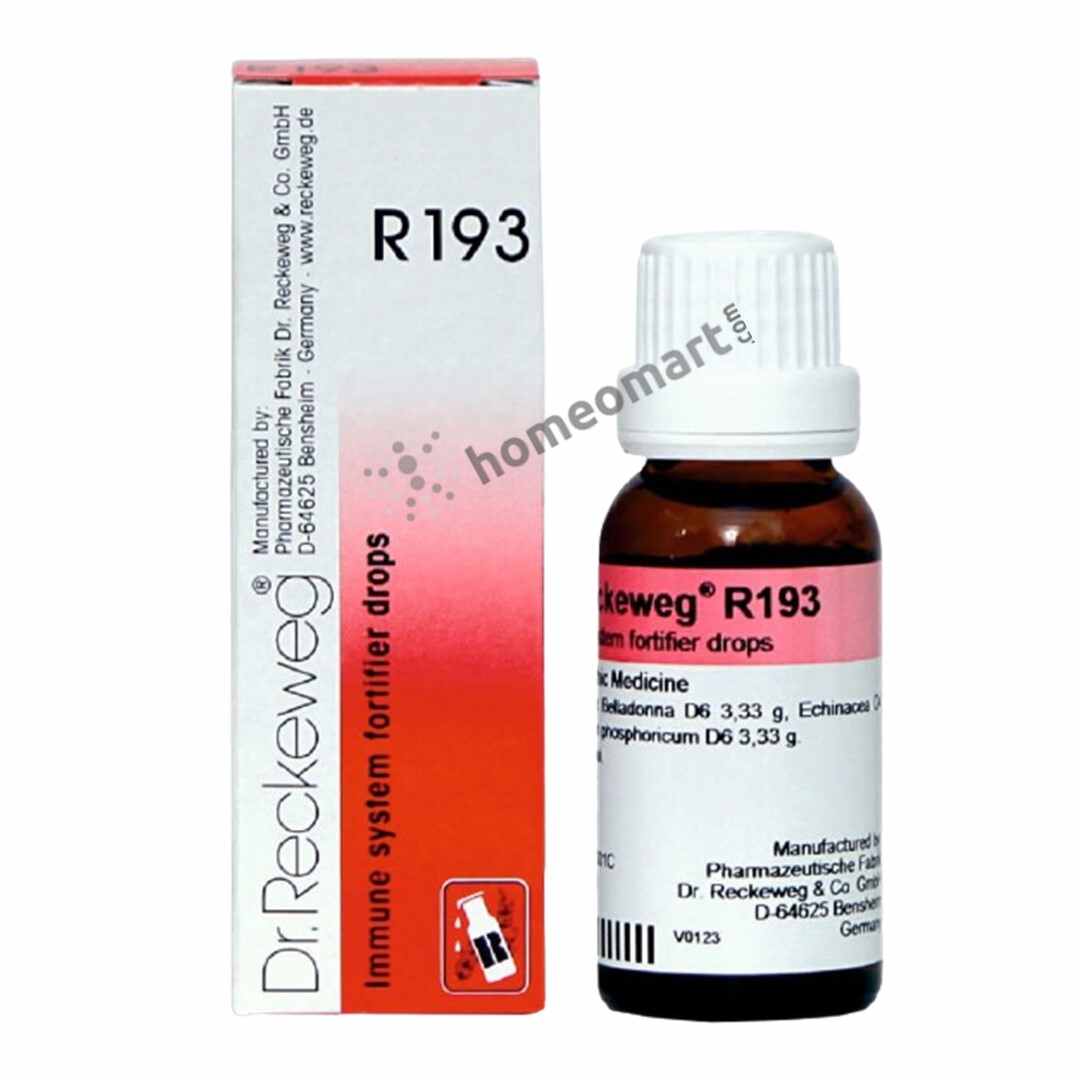 Dr.Reckeweg R193 Immune Fortifier Drops - Natural Boost for Your Immune System, 0.08 kg