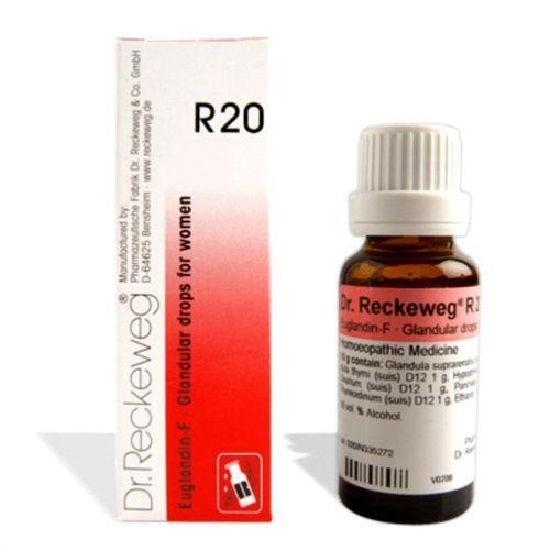 Dr. Reckeweg R20 Glandular Drops for Women Hormonal Balance & Endocrine Support, 0.08 kg