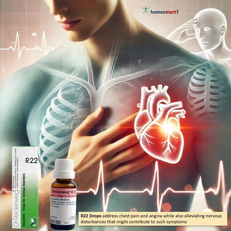 Dr. Reckeweg R22 Nervous Disorders Drops Chest Pain & Angina Relief,, 0.08 kg