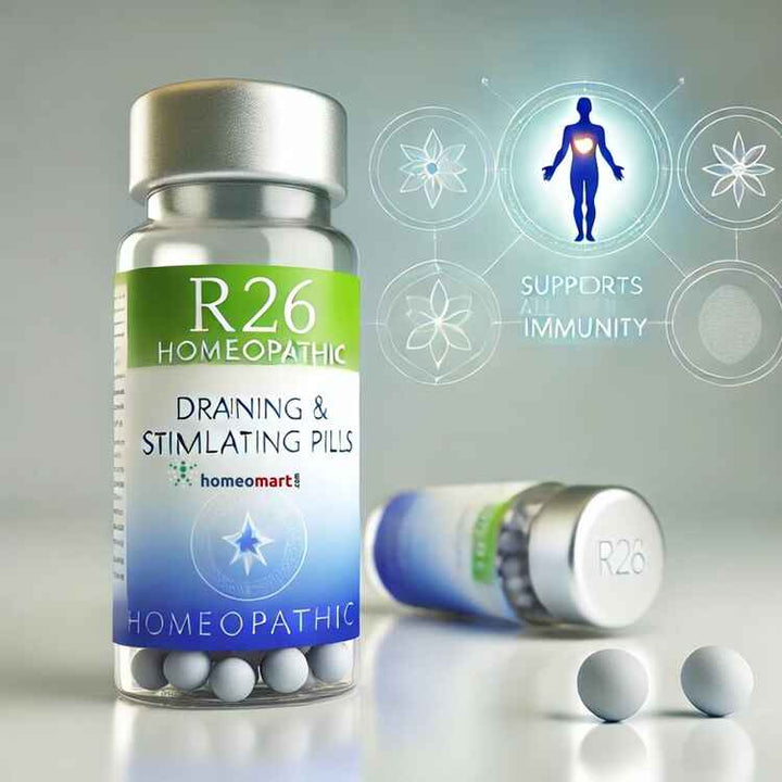 Dr. Reckeweg R26 Drops Homeopathic Remedy for Chronic Fatigue & Immune Support, 0.08 kg