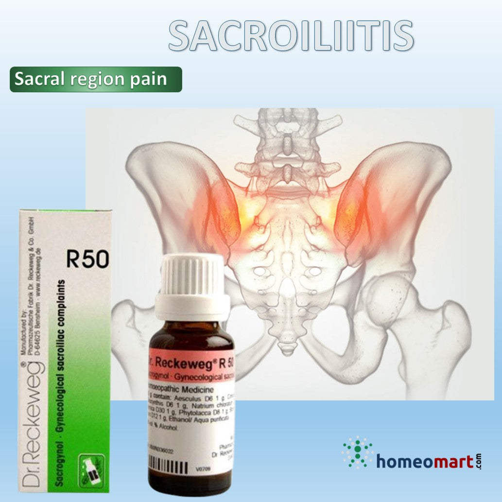 Dr. Reckeweg R50: German Relief for Sacral and Hip Pain, 0.08 kg