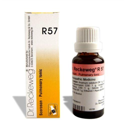 Dr. Reckeweg R57 Homeopathy Lung Drops for Chronic Lung Weakness, COPD & Detox, 0.10 kg