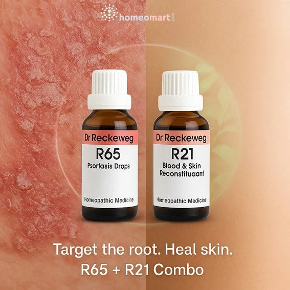 Dr. Reckeweg R65 Drops - Homeopathy Relief for Psoriasis & Eczema, 0.10 kg