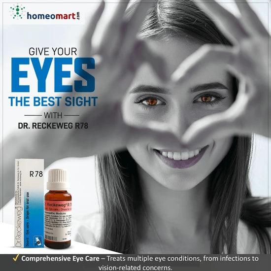 Dr. Reckeweg R78 Oral Drops Homeopathic Remedy for Conjunctivitis, Eyestrain & Early Cataracts, 0.15 kg
