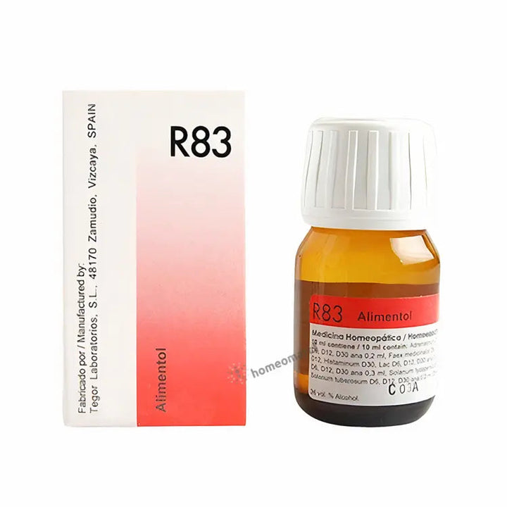 Dr. Reckeweg R83 Food Allergy Drops - Homeopathic Antihistamine Relief, 0.08 kg