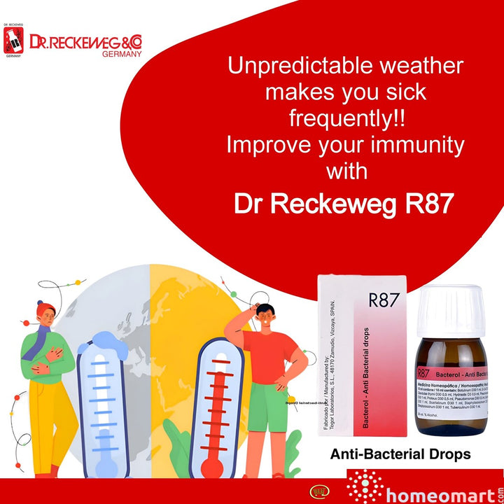 Dr. Reckeweg R87 Anti Bacterial Drops for Bacterial Infections, 0.10 kg