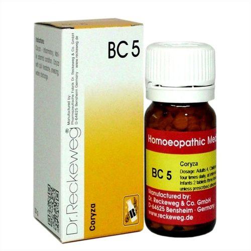 Reckeweg BC5 Tablets Homeopathic Relief for Cold & Nasal Congestion, 0.08 kg