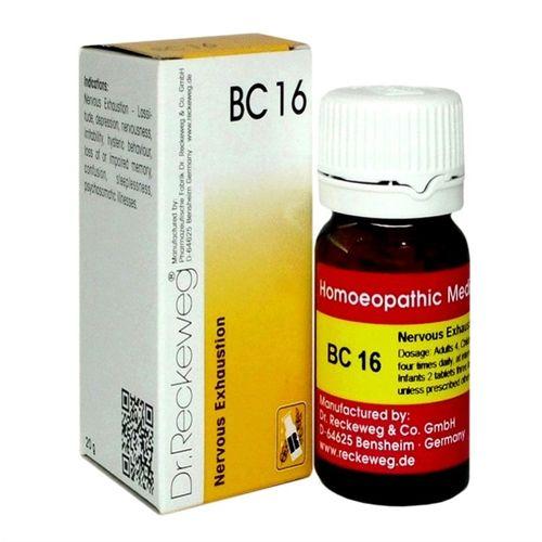 Dr. Reckeweg Bio-combination (BC16) Tablets for Nervous Exhaustion, Depression, 0.08 kg