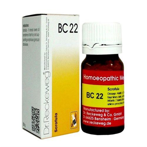 Dr. Reckeweg Bio-combination (BC22) Tablets for Scrofula, 0.08 kg