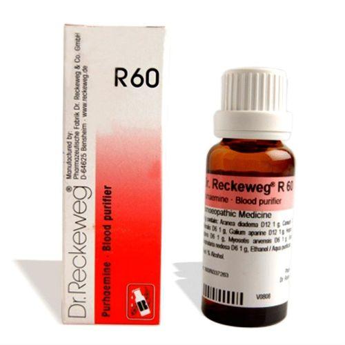 Dr. Reckeweg R60 Blood Purifier Drops: German Homeopathy for Detoxification, 0.08 kg