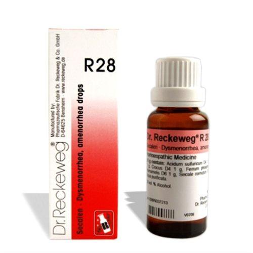 Dr.Reckeweg R28 drops for Dysmenorrhea, Amenorrhea, Irregular periods, 0.08 kg