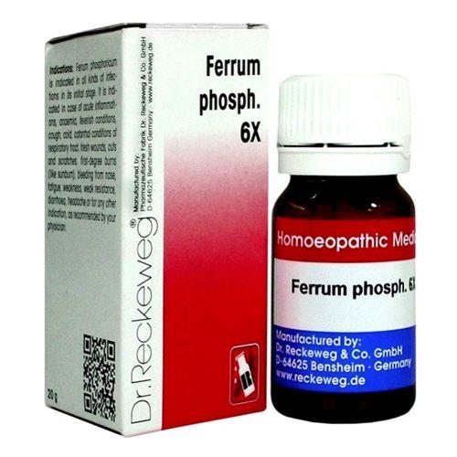 Dr. Reckeweg Biochemic Ferrum Phosphoricum Tablets for Anemia, Fever, Inflammation, 0.08 kg