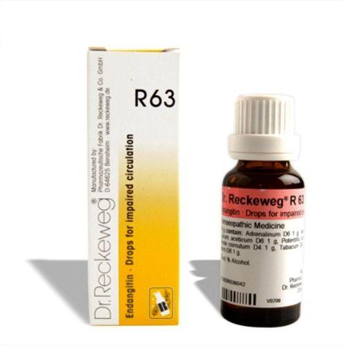 Dr. Reckeweg R63 - Homeopathy for Impaired Circulation & Vascular Health, 0.08 kg