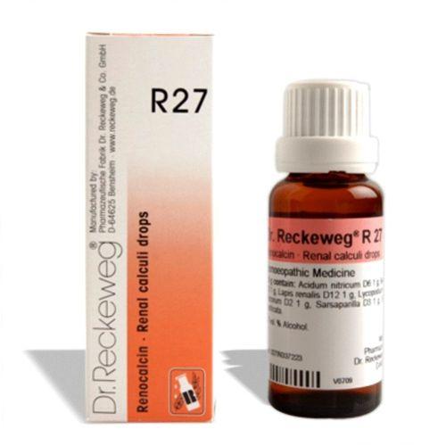 Dr. Reckeweg R27 Kidney Stone Drops - Homeopathy for Renal Calculi, 0.08 kg