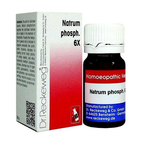 Dr. Reckeweg Biochemic Natrum Phosphoricum Tablets for Indigestion, Heartburn, Dyspepsia, 0.08 kg