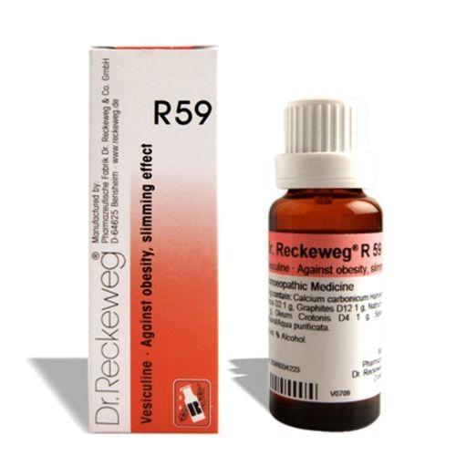 Dr. Reckeweg R59 Drops Natural Homeopathic Solution for Weight Loss & Obesity, 0.10 kg