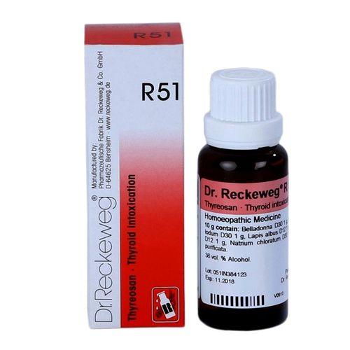 Dr. Reckeweg R51 Drops: Natural Relief for Thyroid DisordeHyperthyroid, Goiter, 0.08 kg