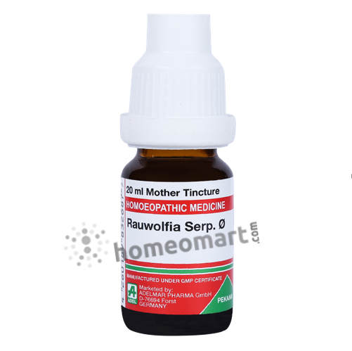 German Rauwolfia Serpentina Homeopathy Mother Tincture | Dr. Reckeweg, WSG, 0.08 kg