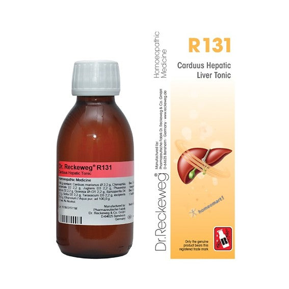 Dr. Reckeweg R131 Liver Tonic Homeopathic Support for Fatty Liver, Jaundice & Detox, 0.20 kg